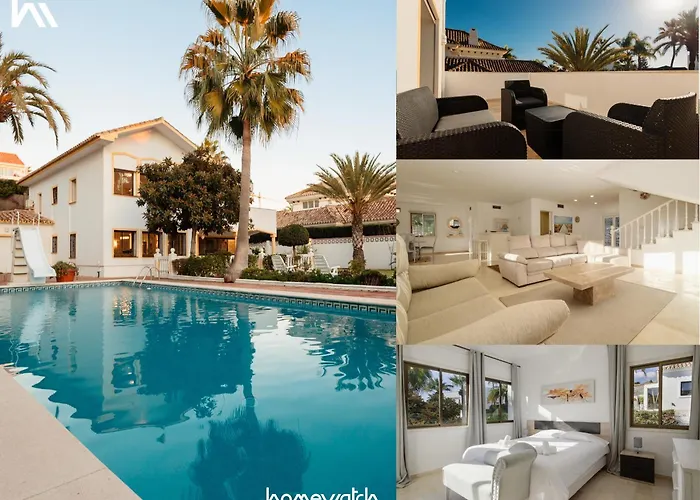 Spacious House With Pool, Garden And Solarium In Las Chapas, Marbella