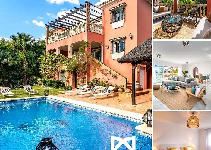 Vacation Marbella I Villa Adelfas, Andalusian Style, Private Pool, Sea View