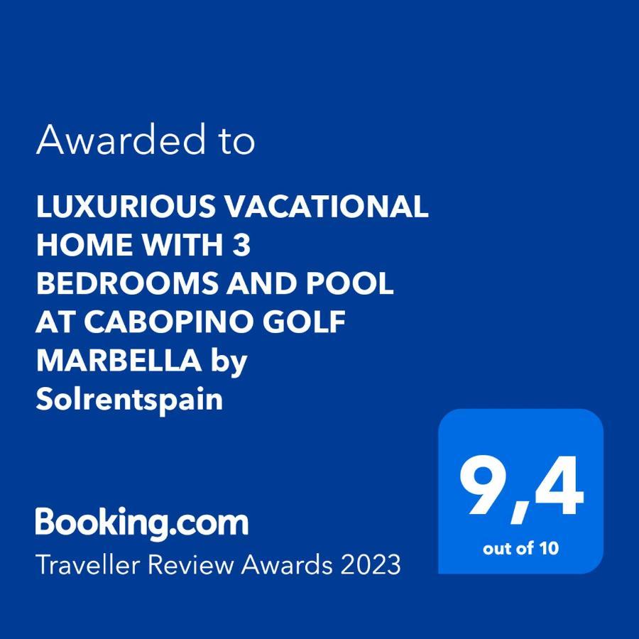 Luxurious Vacational With 3 Bedrooms And Pool At Cabopino Golf By Solrentspain Marbella