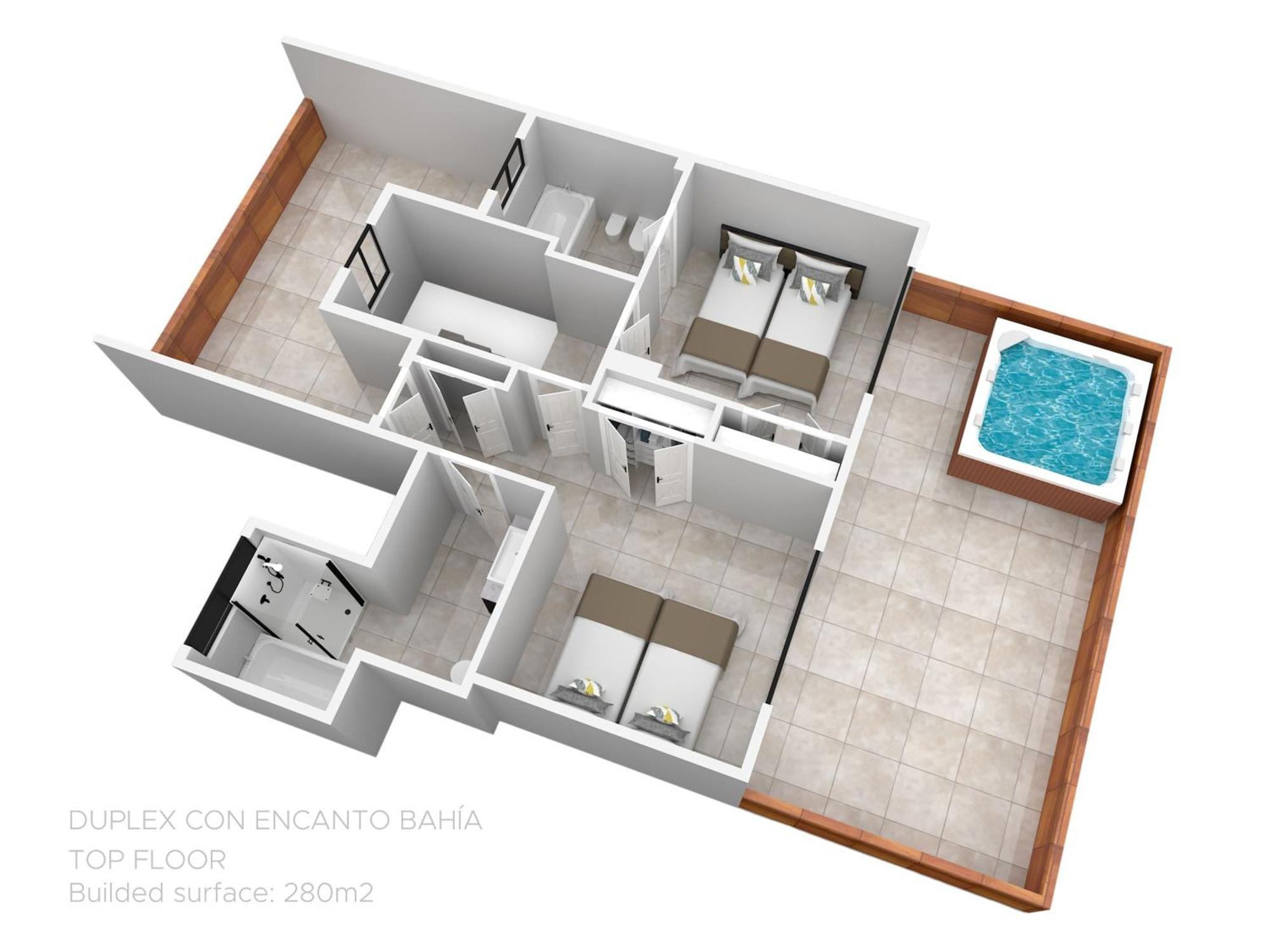 Apartamento Duplex Con Encanto Bahía *
