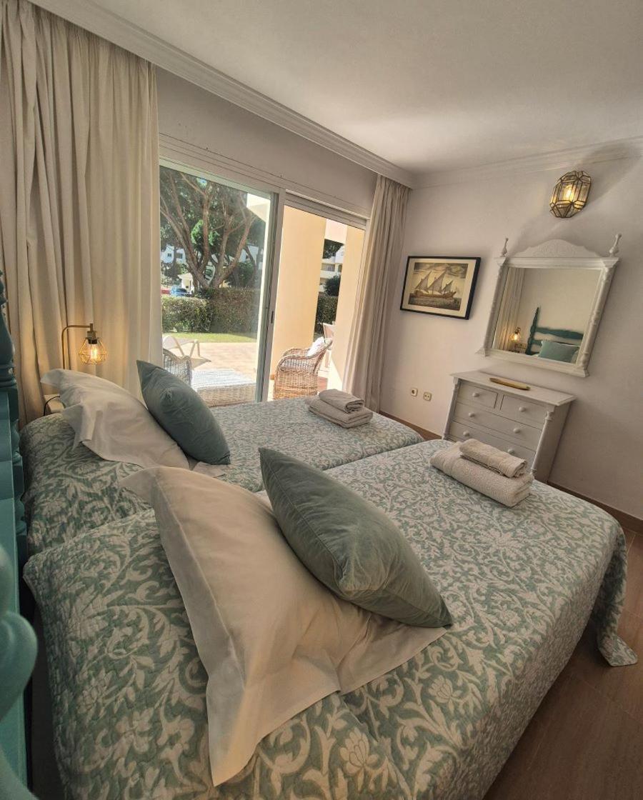Hacienda Playa Elviria 300 M Playa,jardin , 2 Hab ,marbella Apartamento *