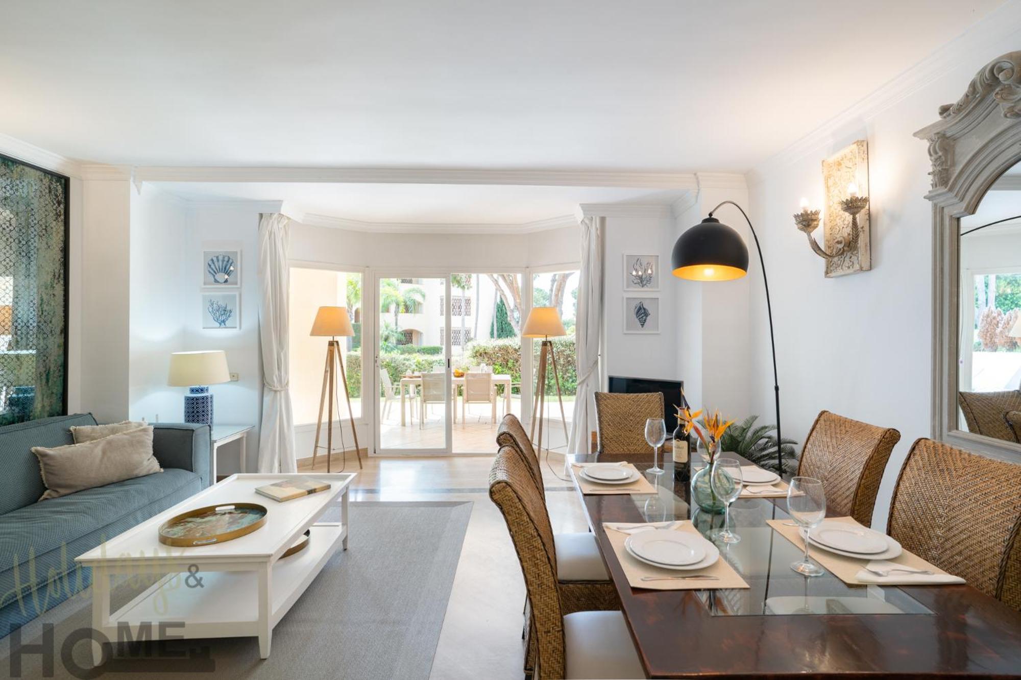 Hacienda Playa Elviria 300 M Playa,jardin , 2 Hab ,marbella *