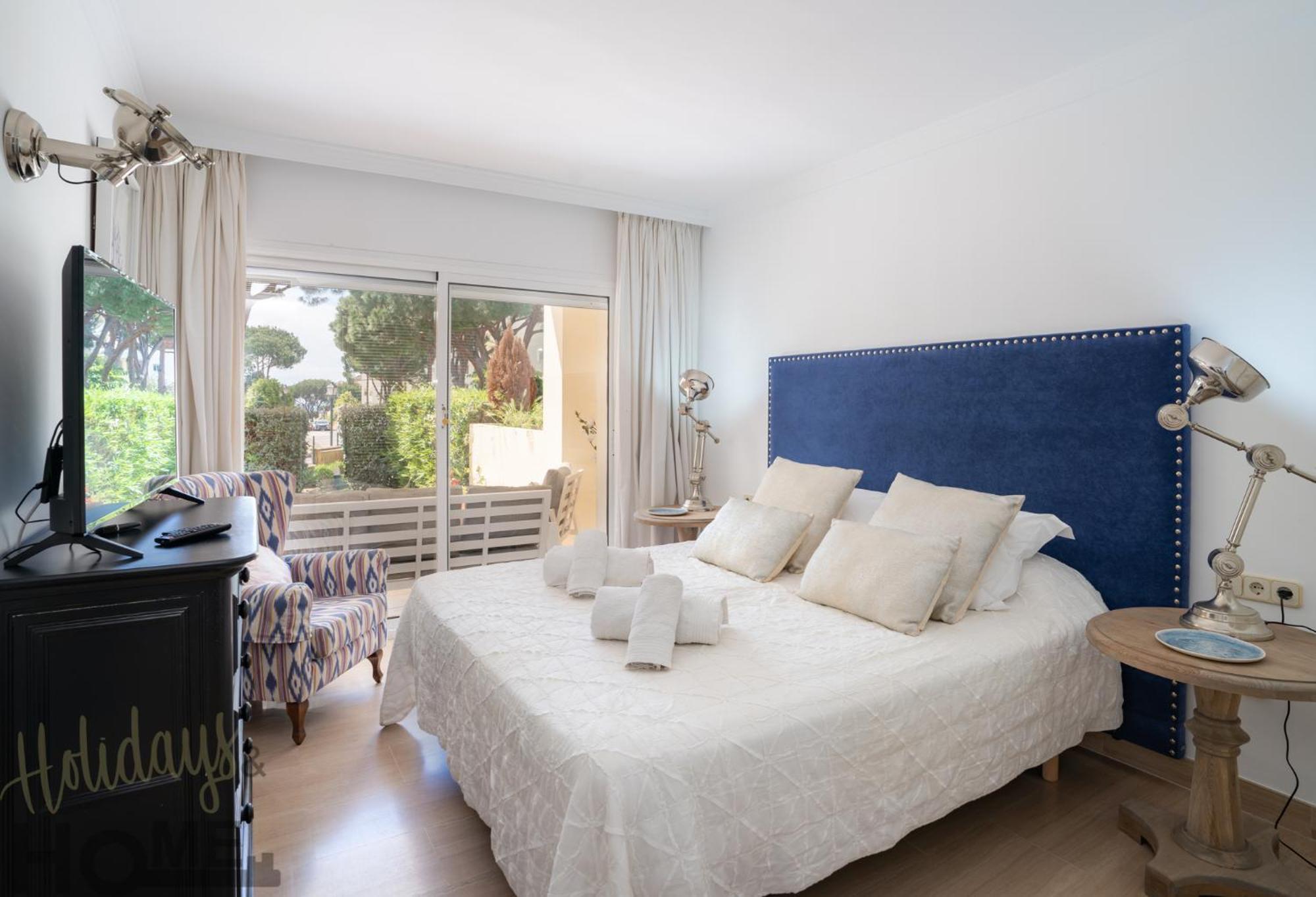 Hacienda Playa Elviria 300 M Playa,jardin , 2 Hab ,marbella Apartamento *