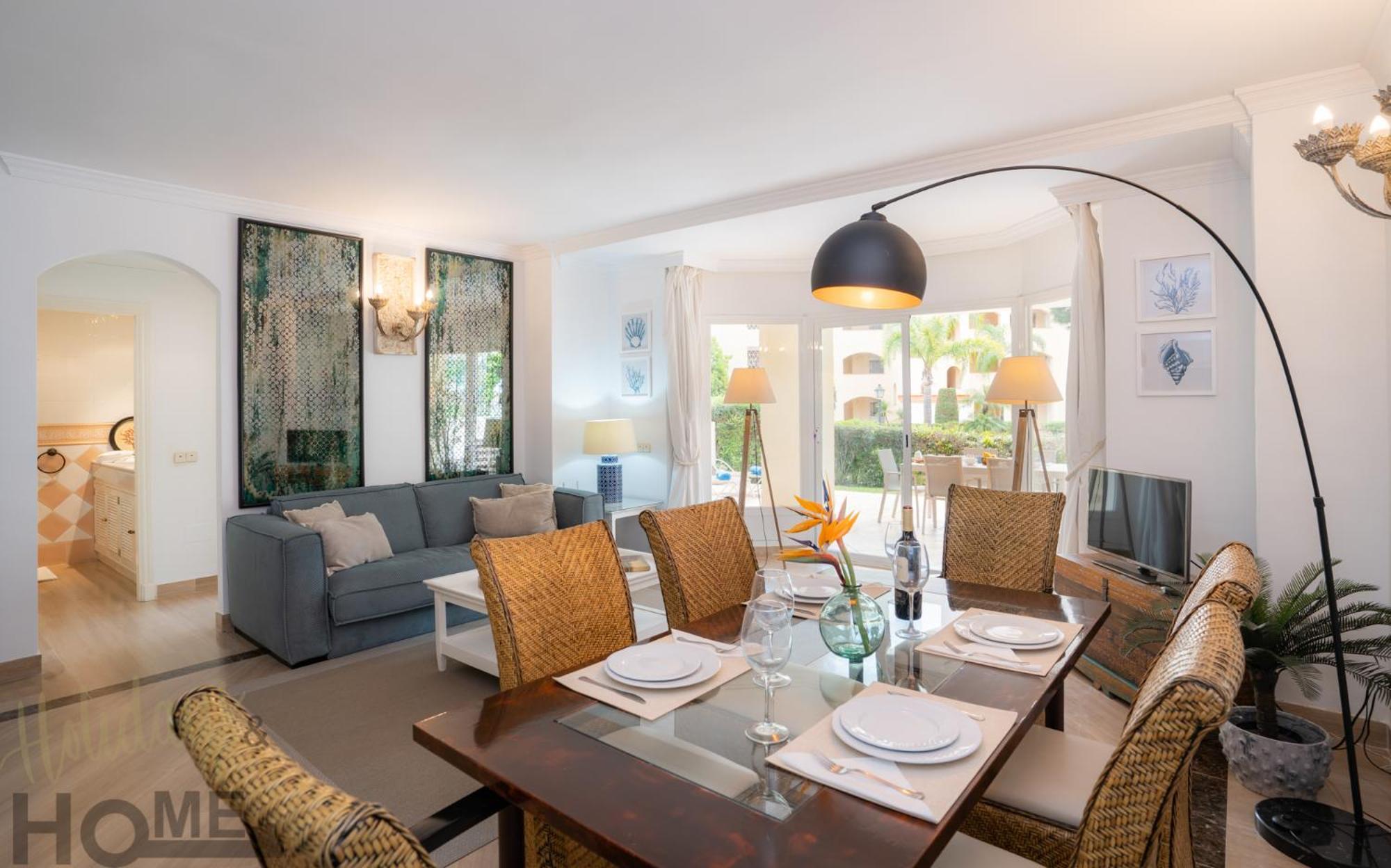 Apartamento Hacienda Playa Elviria 300 M Playa,jardin , 2 Hab ,marbella Marbella