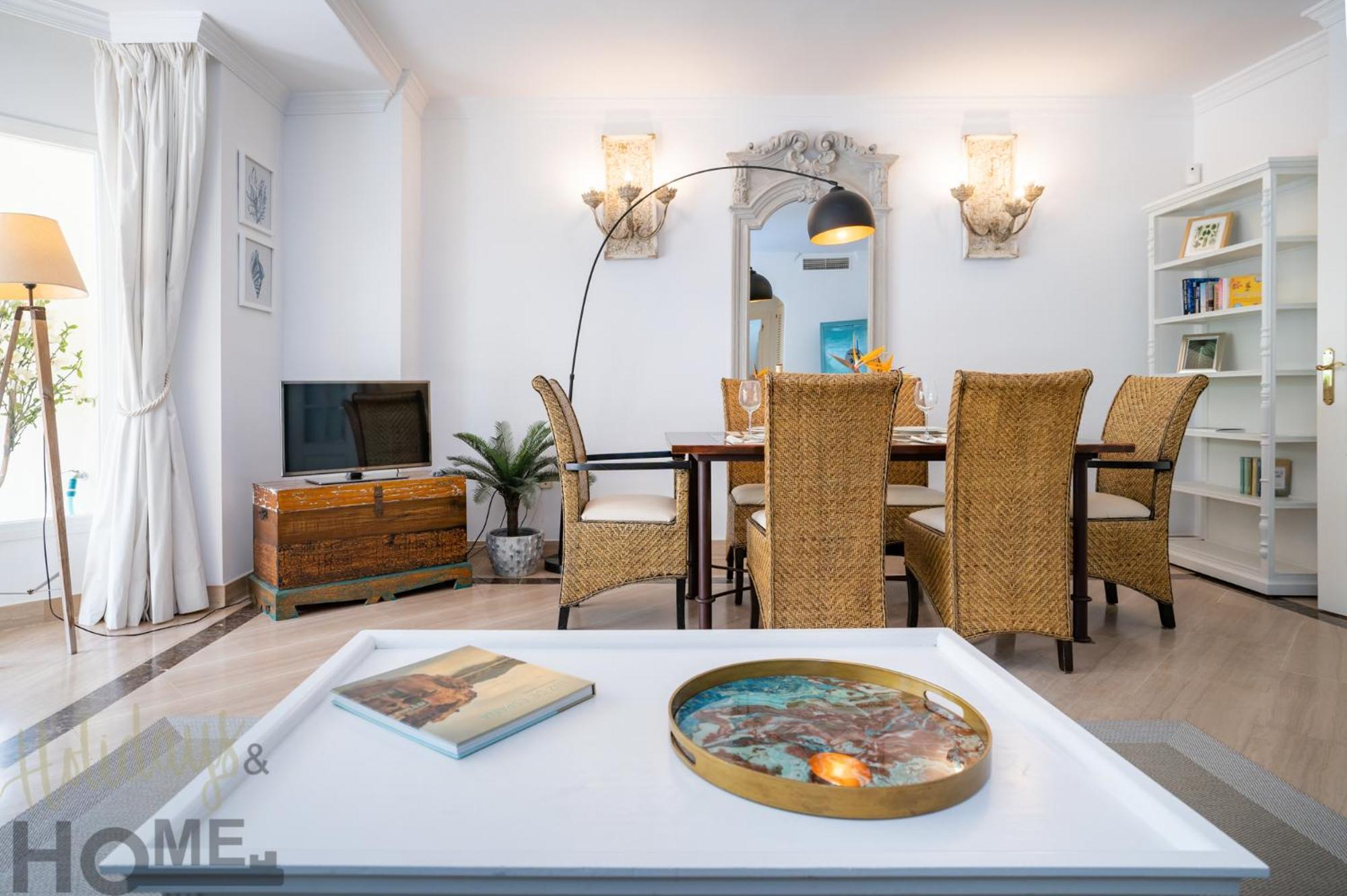 Hacienda Playa Elviria 300 M Playa,jardin , 2 Hab ,marbella