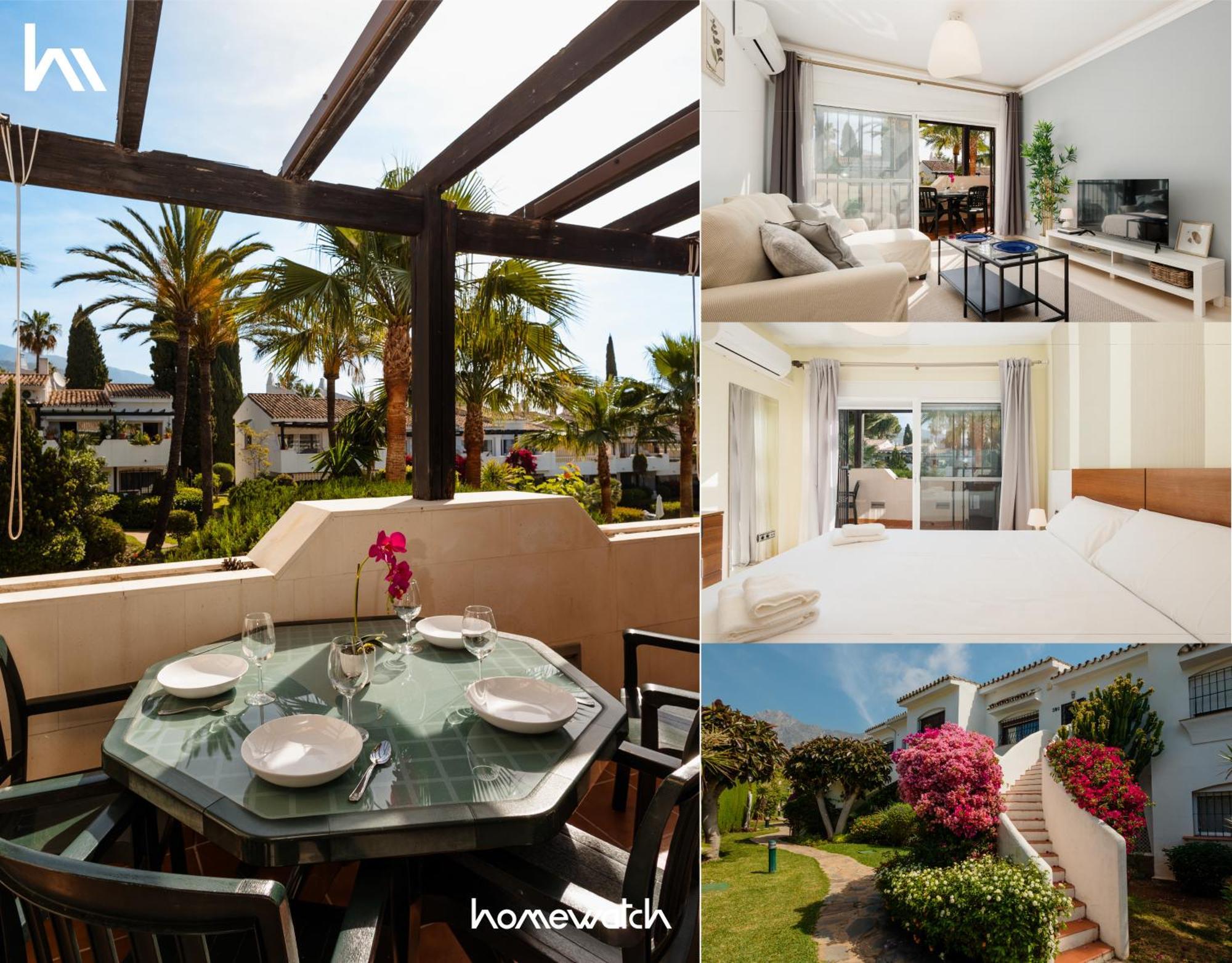 Vacation Home In The Best Location, With Terrace, Pool And Bbq, In Marbella Center Apartment *