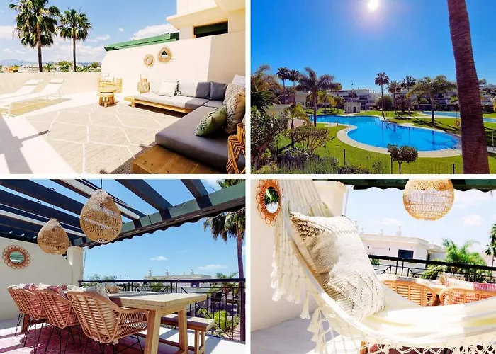 Stayatsas Luxe App Vlakbij Strand, 80 M2 Terras, Grote Zwembaden Marbella