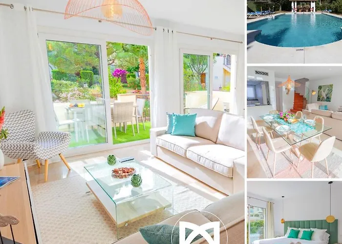 Vacation Marbella I Los Pinos, Elegant And Bright Townhouse, The Family Golf Getaway, 5 Minutes From Puerto Banus, Security Night Time