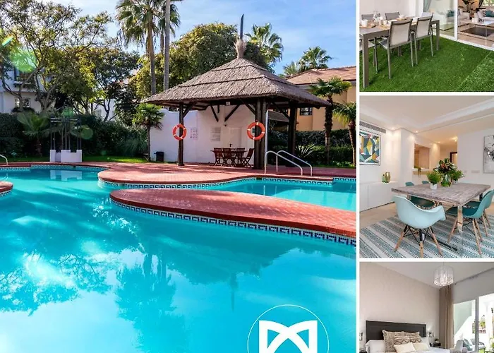 Vacation Marbella I Jardines De Ventura Del Mar, Walk To Puerto Banus Marina, A Minute From The Beach, Groundfloor, Family Friendly And Pool