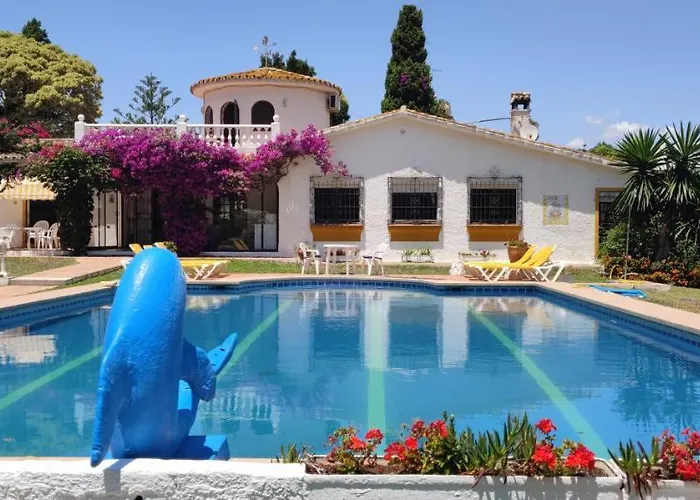 Spectacular Andalusian Villa Linda Vista Playa - Big Private Pool, Bbq & 2 Parking