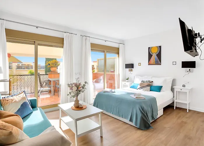 Modern Beach Apartment Romana Playa 723 In Marbella, Elviria