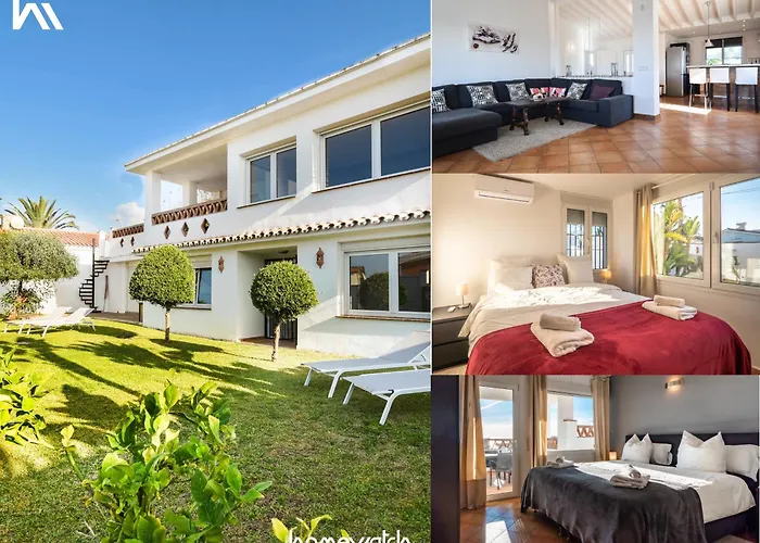 In The Second Line, Modern Beachfront Holiday Home In Costabella, Marbella