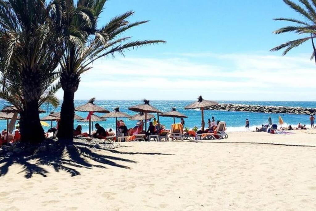 Puerto Banus Beach/alcazaba