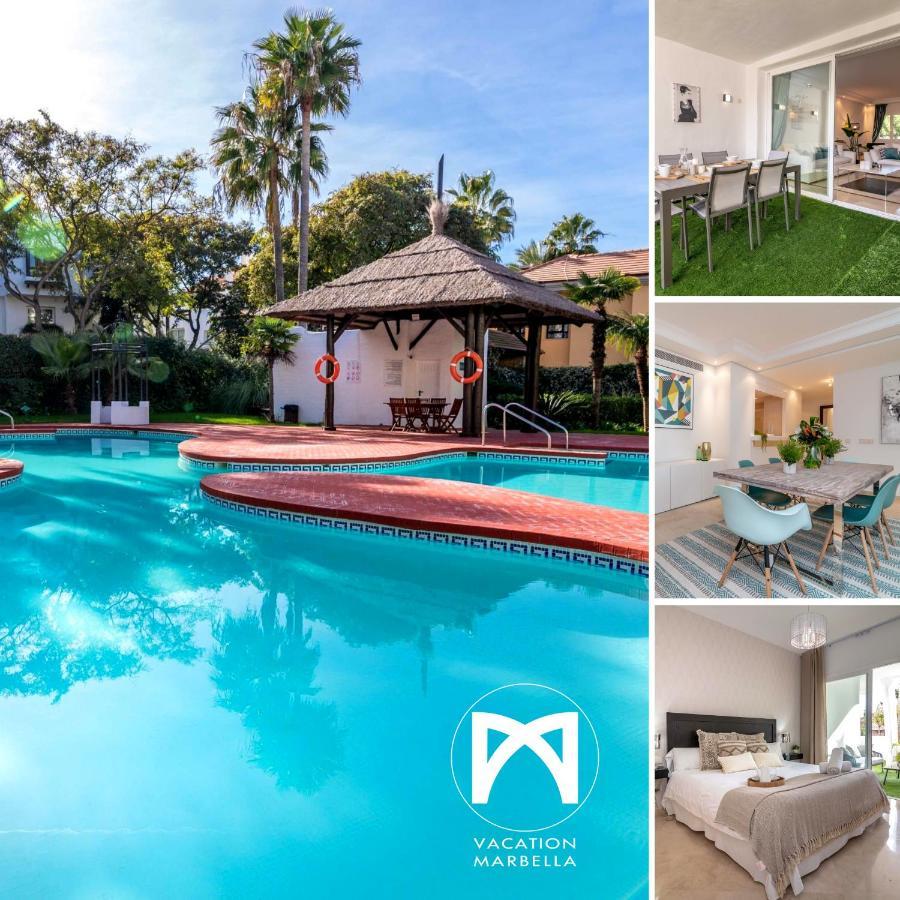 Vacation I Jardines De Ventura Del Mar, Walk To Puerto Banus Marina, A Minute From The Beach, Groundfloor, Family Friendly And Pool
