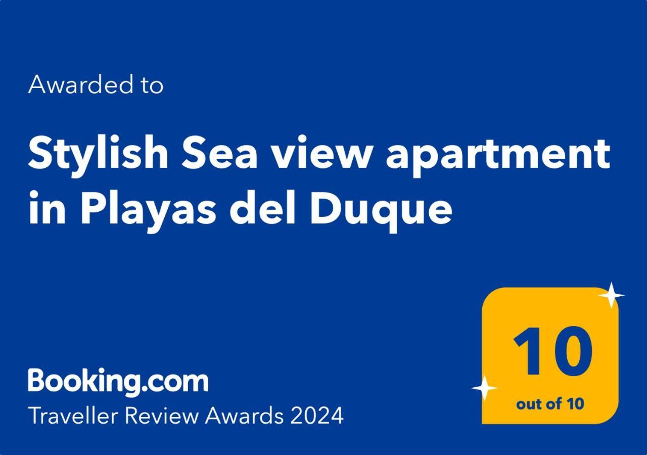Stylish Sea View In Playas Del Duque Apartamento