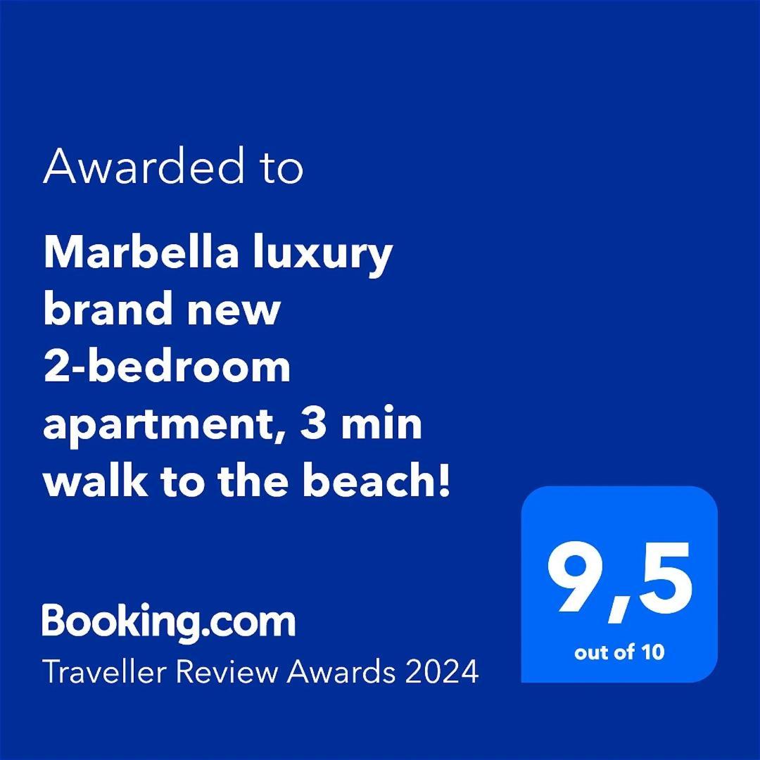 Luxury Brand New 2-bedroom Apartment, 3 Min Walk To The Beach! Appartement Marbella
