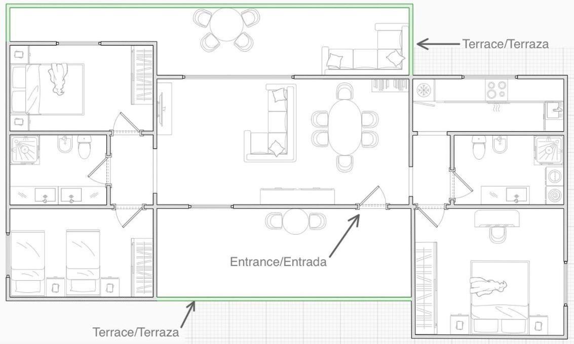 Casa Santorini Las Chapas Сasa de vacaciones