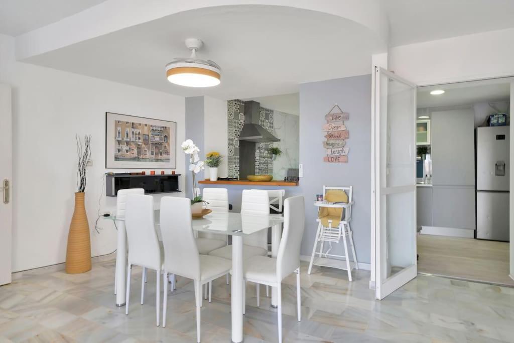 Apartment Adosado Con Solarium, Bbq Y Piscina En Las Chapas - Jade 213