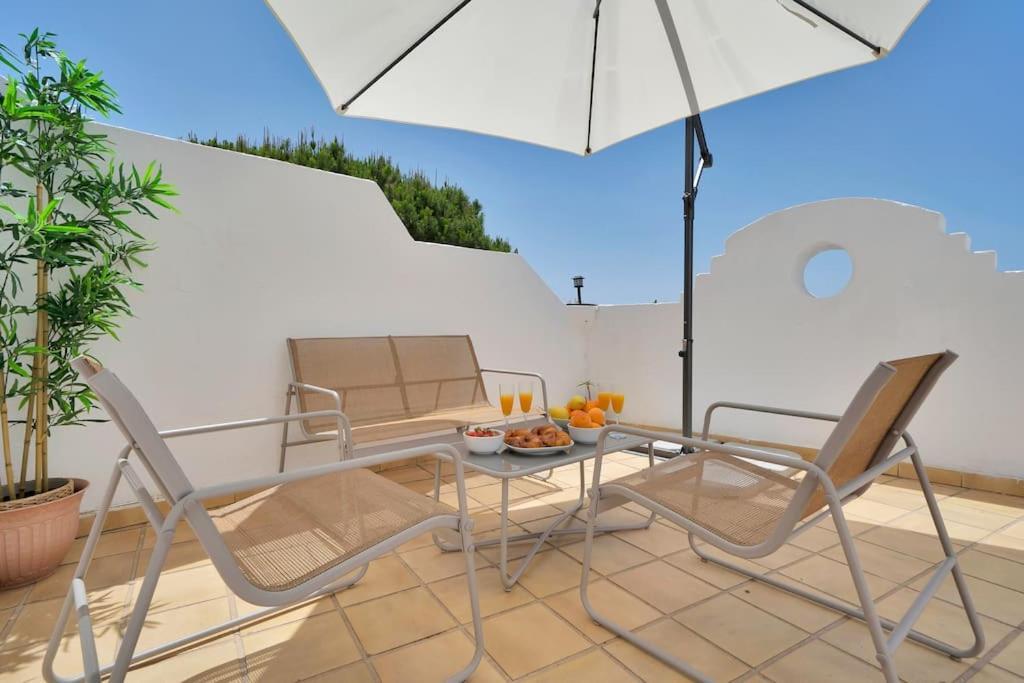 Apartment Adosado Con Solarium, Bbq Y Piscina En Las Chapas - Jade 213