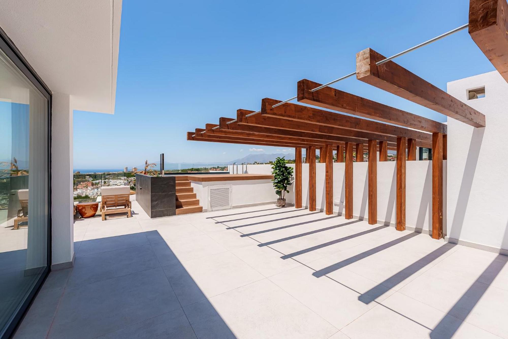 Apartamento Vida - Luxury Panorama Seaview Penthouse In Organic-boho Design With Pool, Gym,