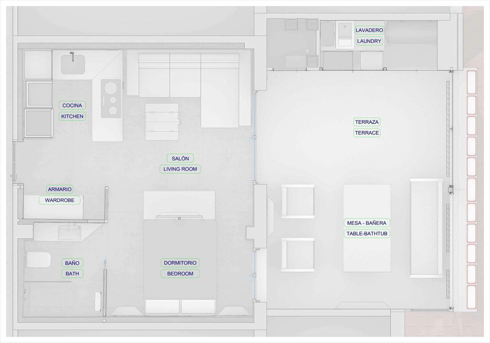 Iron House - Penthouse With Bathtub In Golden Mile & Roman Bridge *