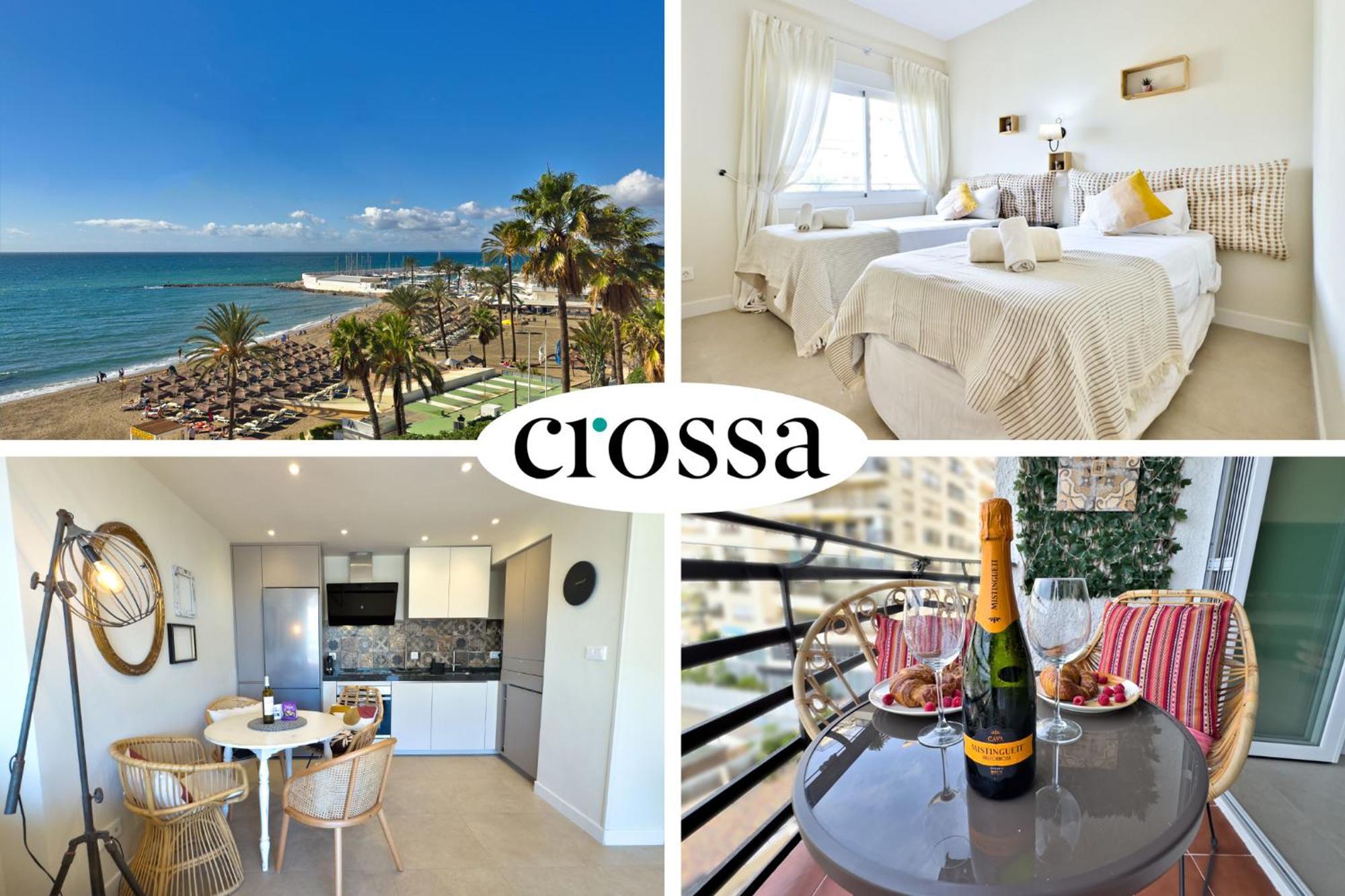 Apartamento Boho Chic Apt, Frontline Sea & Paseo Views Marbella