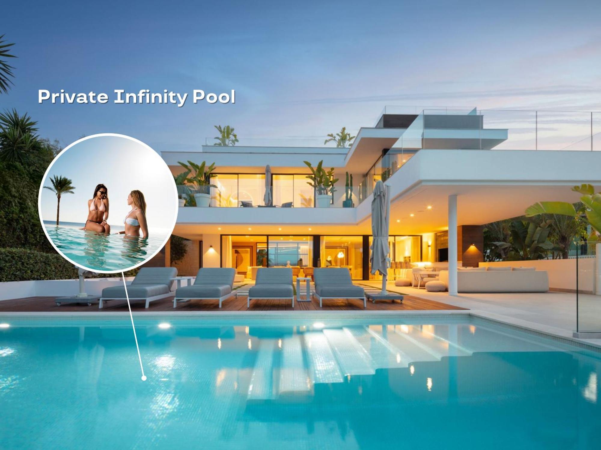 Vacation I Almost Heaven, New Built Villa, Rooftop Jacuzzi, Infinity Heated Pool Marbella