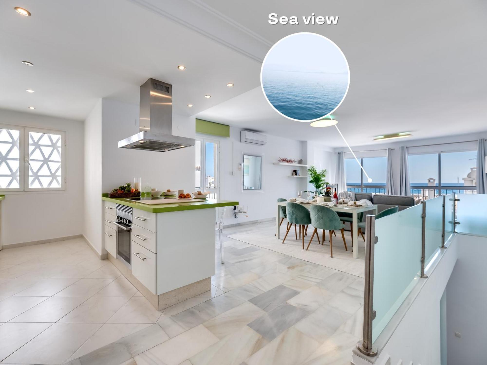 Vacation I Sea Views, 24-7 Security, Parking, Walk To Everything In Luxurious Puerto Banus Apartamento *