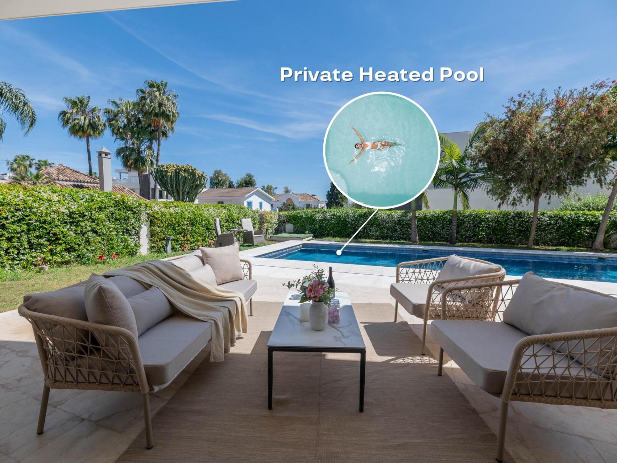 Vacation I Velazquez, 150m To The Beach, Heated Pool, Golden Mile * Marbella