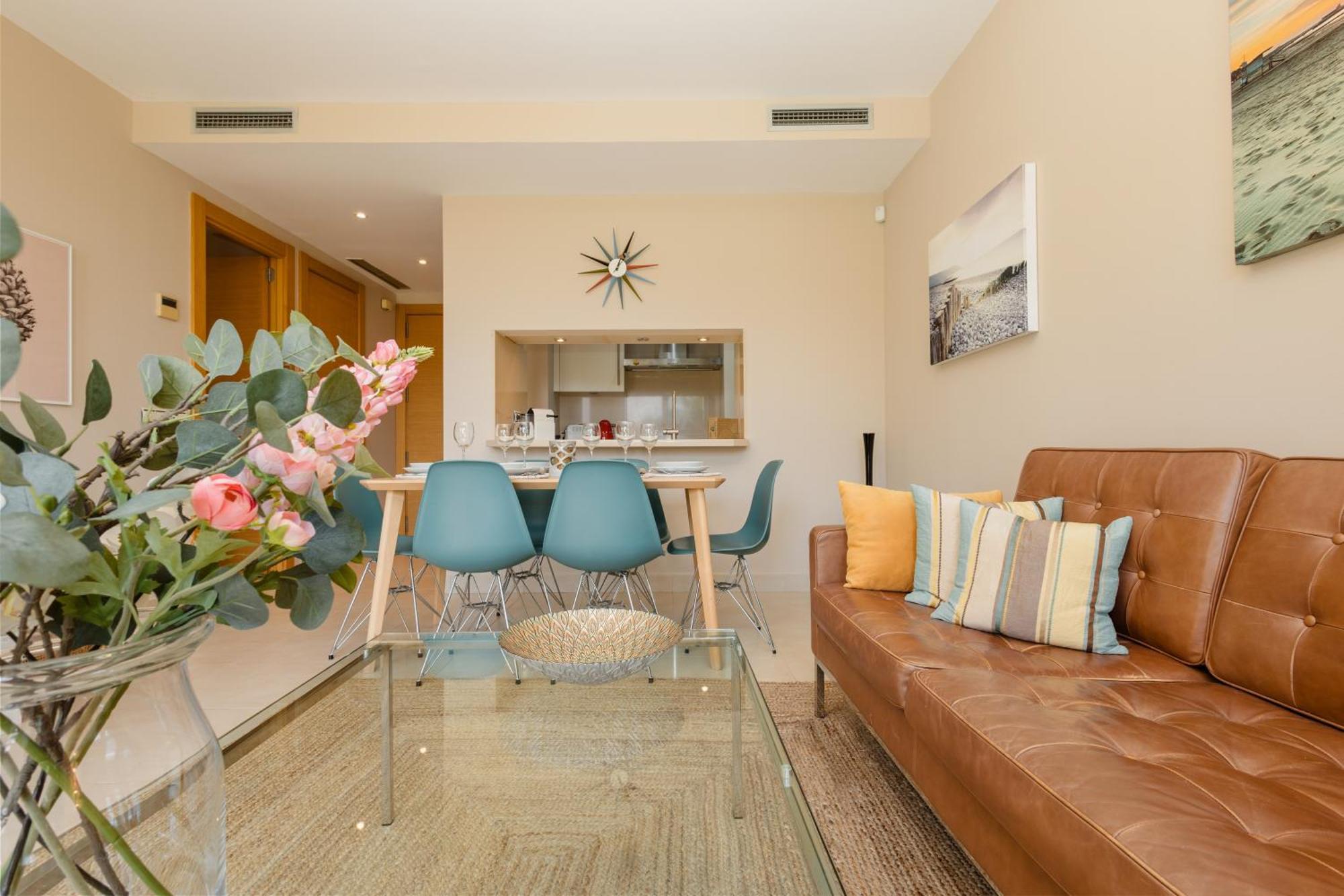 Apartamento Moderno Vacacional Con Increbles Vistas Al Mar Con Y Gimnasio