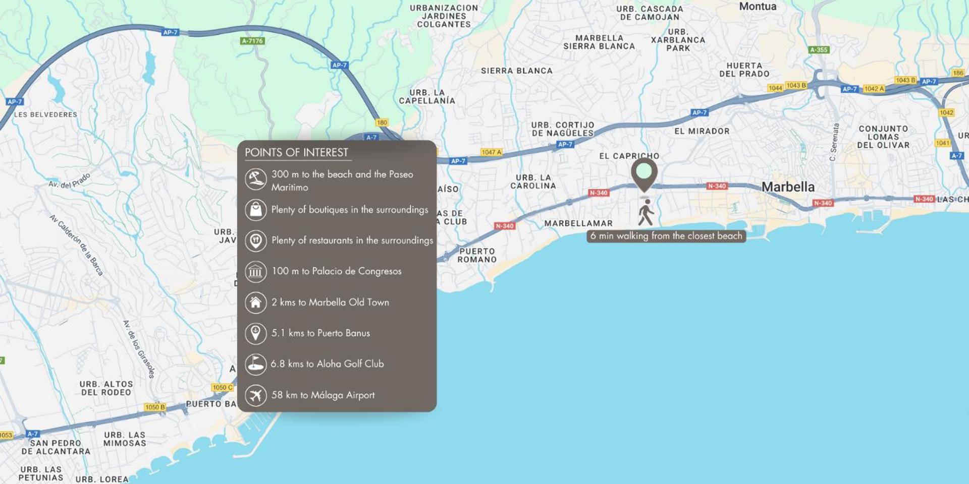 Vacation I The Sunrise Golden Mile Flat, Next To Convention Center, Recently Refurbished, Prime Location, 300m To The * Marbella