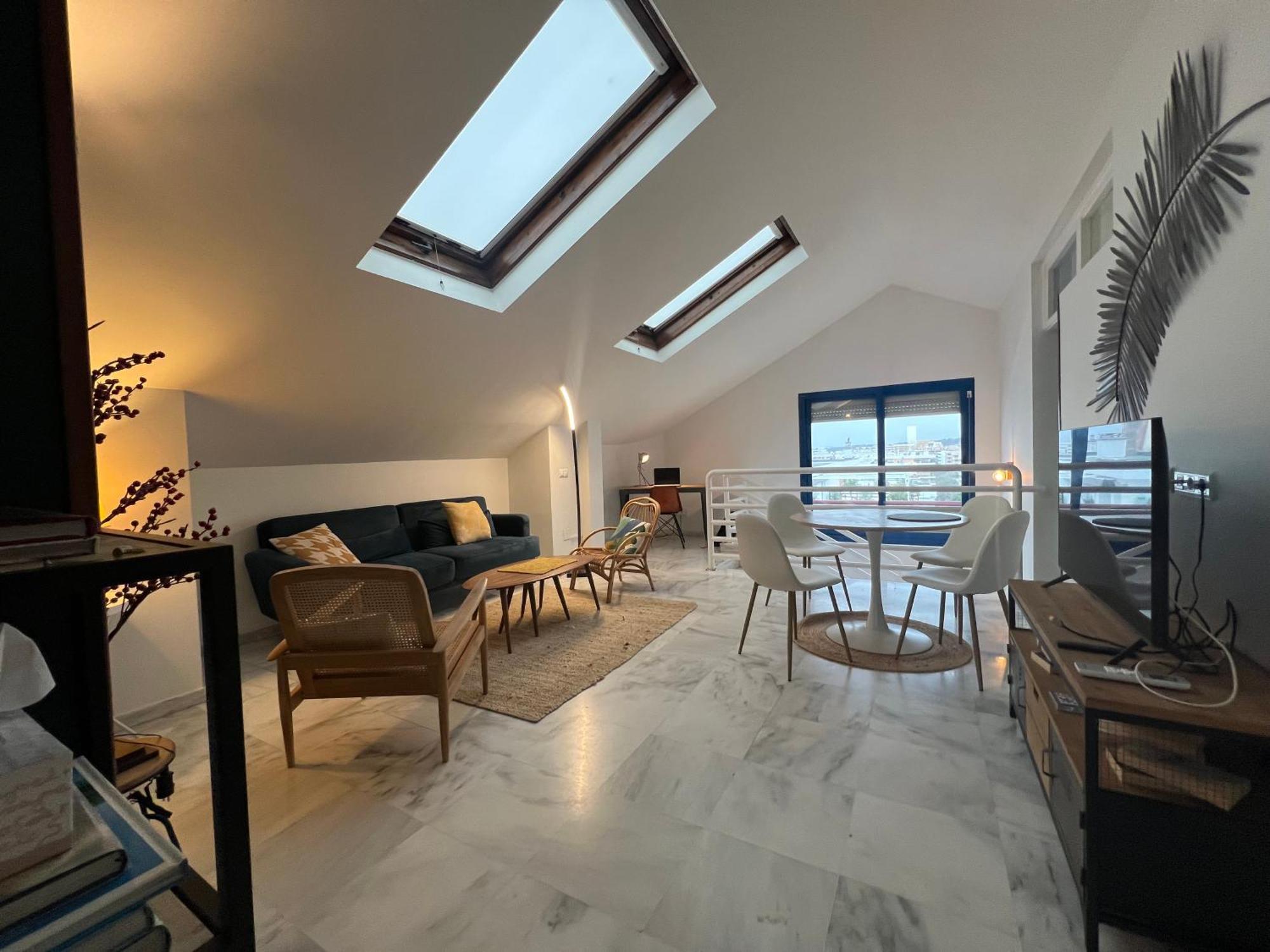 Blue Glass Penthouse In Center * Marbella