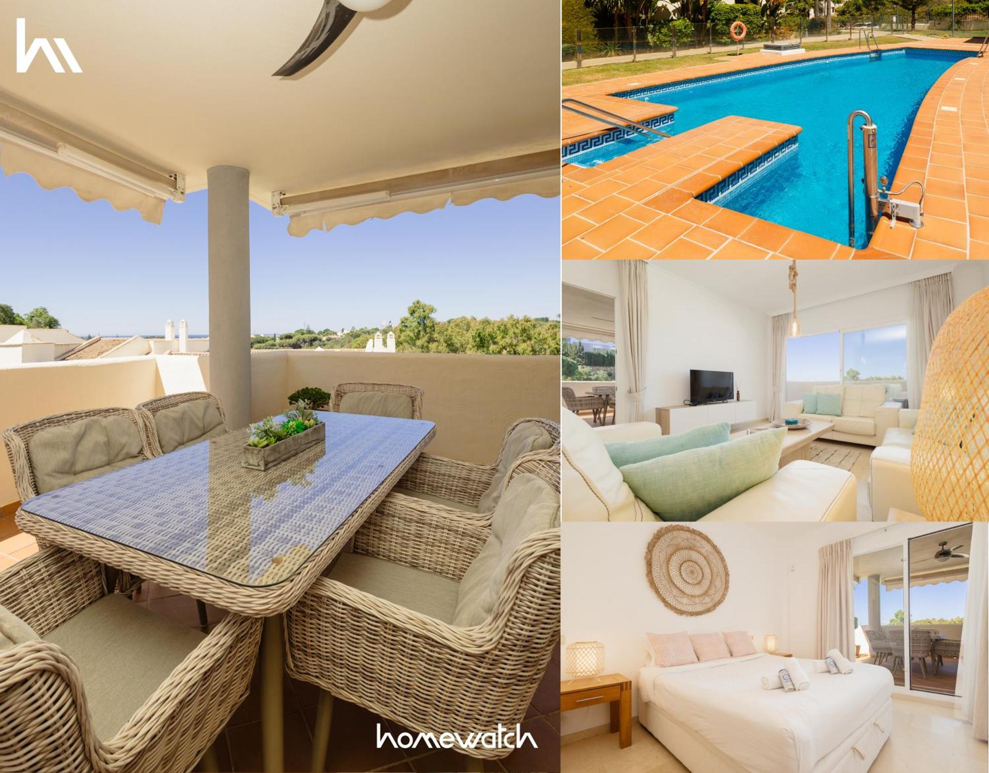 With Private Terrace, Just 10 Minutes By Car From Elviria Beach, Apartment Marbella
