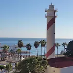 Big Terrace Next To Beach And Old Town