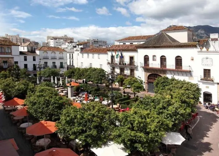 Big Terrace Next To Beach And Old Town