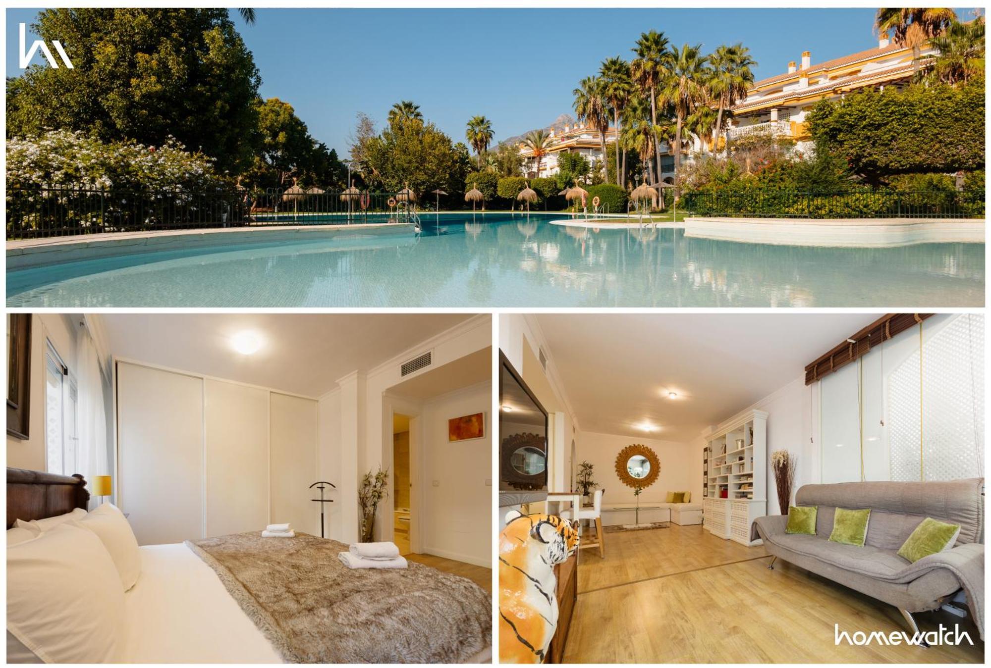 Apartment Ground Floor Holiday Apartment With Terrace And Pool In Puerto Banus, Marbella *
