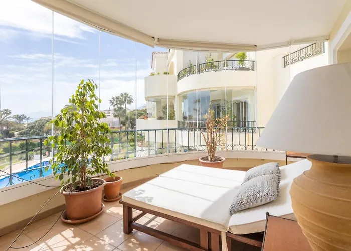 Homeforguest Front Line Beach Apartment In Hacienda Playa Marbella