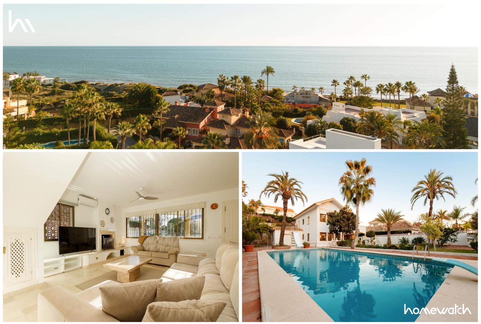 Villa Spacious House With Pool, Garden And Solarium In Las Chapas, Marbella *
