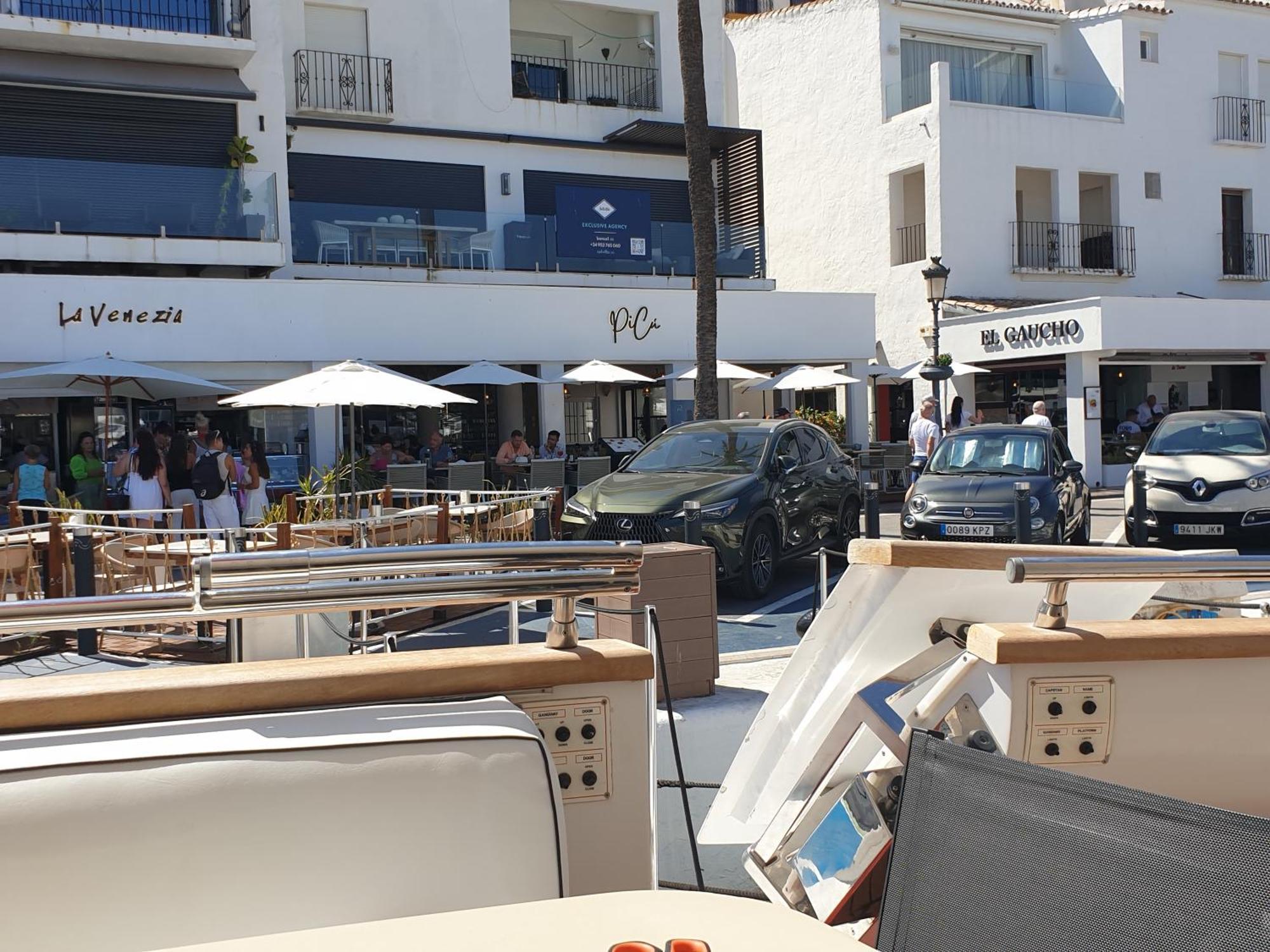 Botel Super Yacht Located In Puerto Banus Marbella